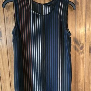 Who What Wear Multicolor Striped Dress